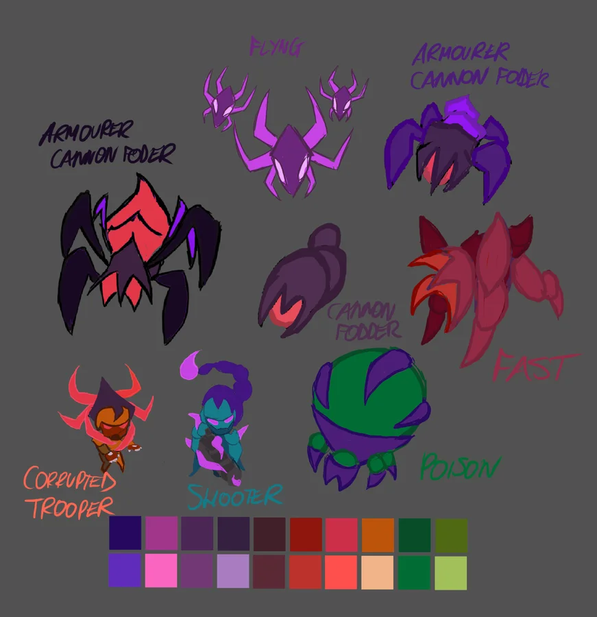 Enemies — Concept 1
